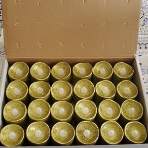 Loguide LED Glitter tealights